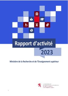 Rapport d'activité 2023 du ministère de la Recherche et de l'Enseignement supérieur